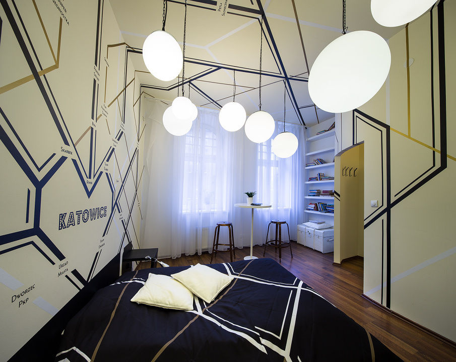 Pokój w Boutique Hoste Patria - Katografika, musk collective design musk collective design Dormitorios modernos