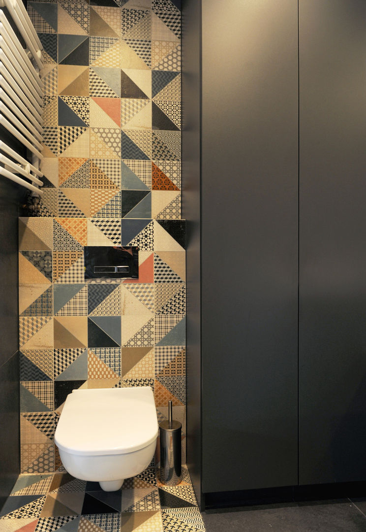 Mieszkanie Bażantowo musk collective design Minimalistyczna łazienka