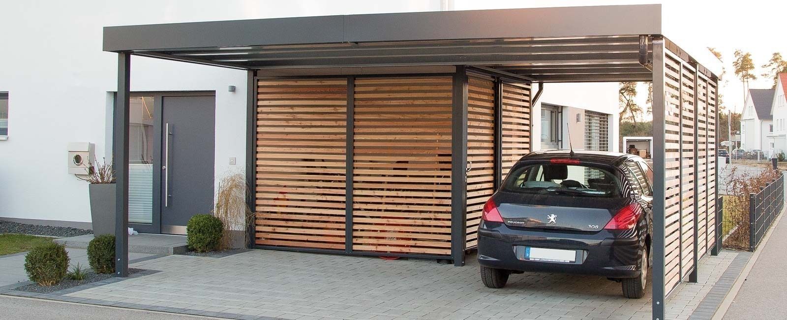 homify Moderne garage