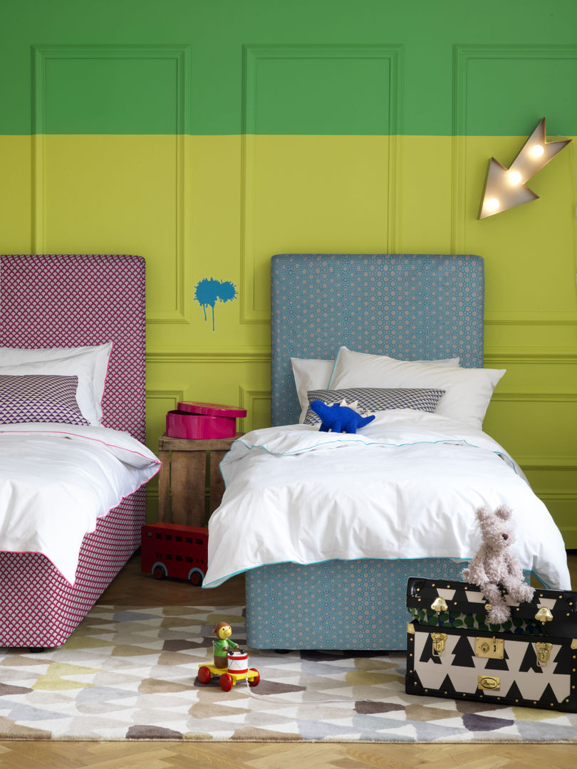 Samphire Twin Divans Button & Sprung Modern style bedroom Beds & headboards