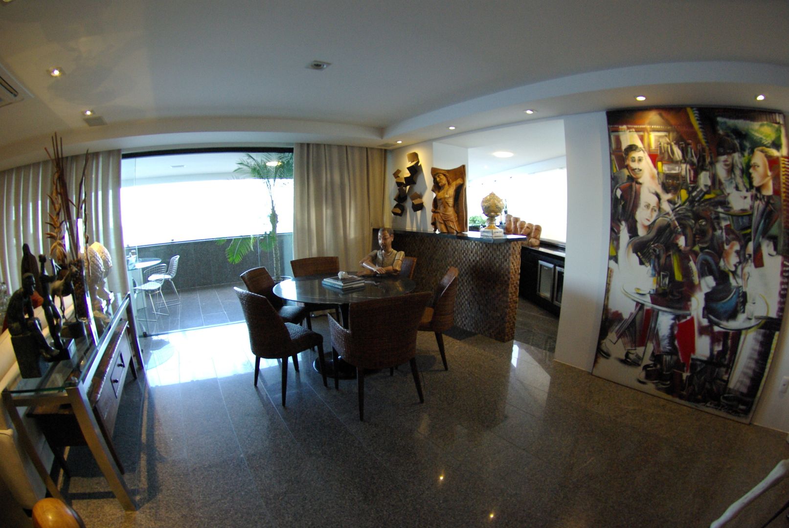 Apartment in Recife, Brazil André Cavendish e Arquitetos Modern living room