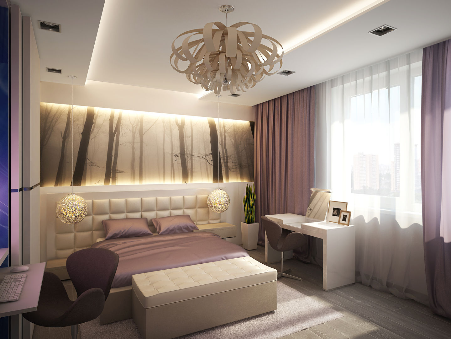 Квартира для души, Polovets design studio Polovets design studio Minimalist bedroom