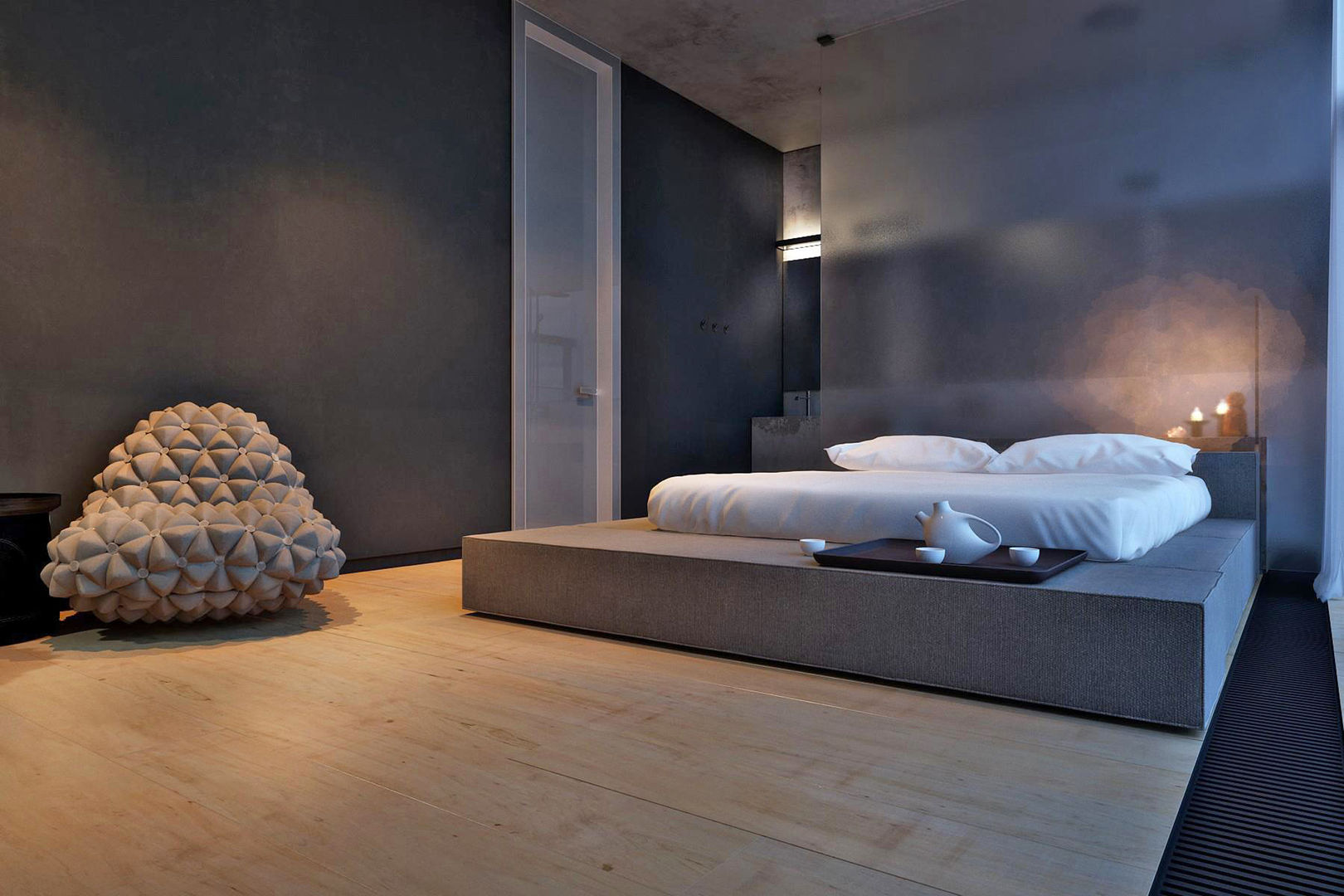 chair house, IGOR SIROTOV ARCHITECTS IGOR SIROTOV ARCHITECTS Minimalist bedroom