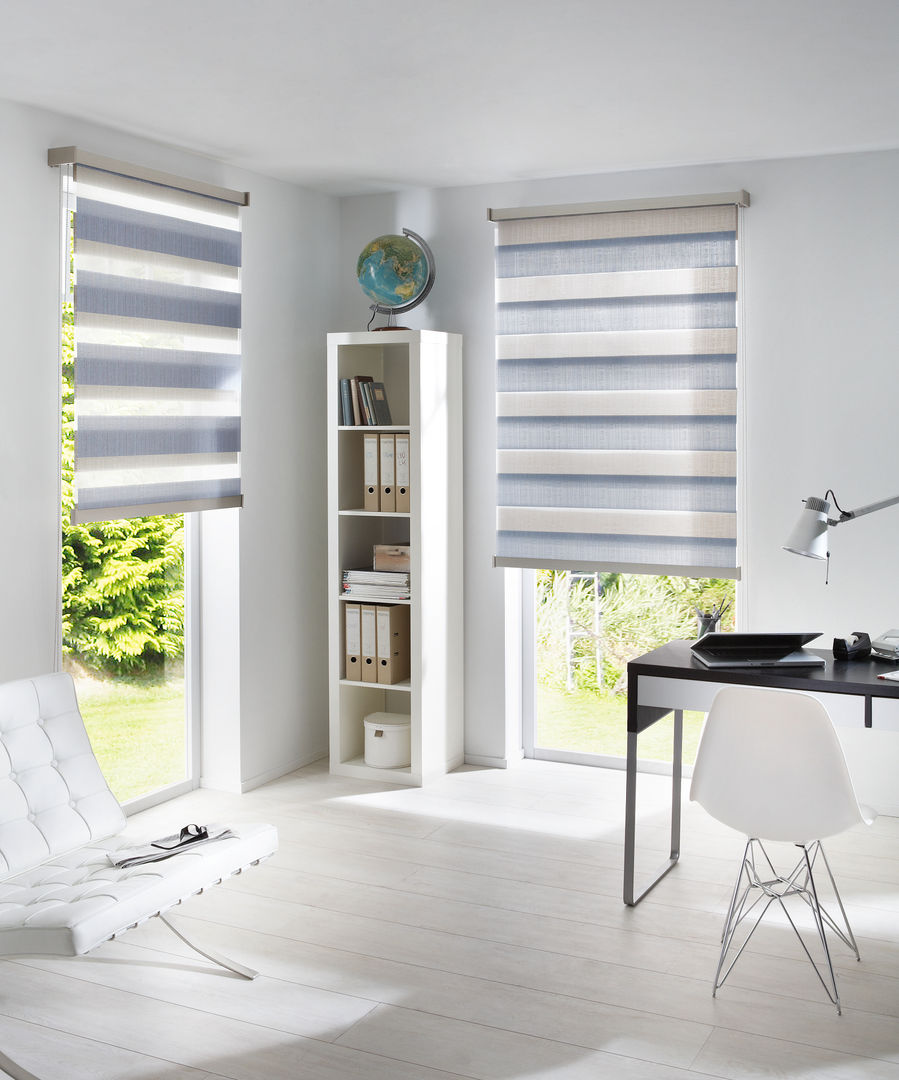 homify Modern Windows and Doors Blinds & shutters