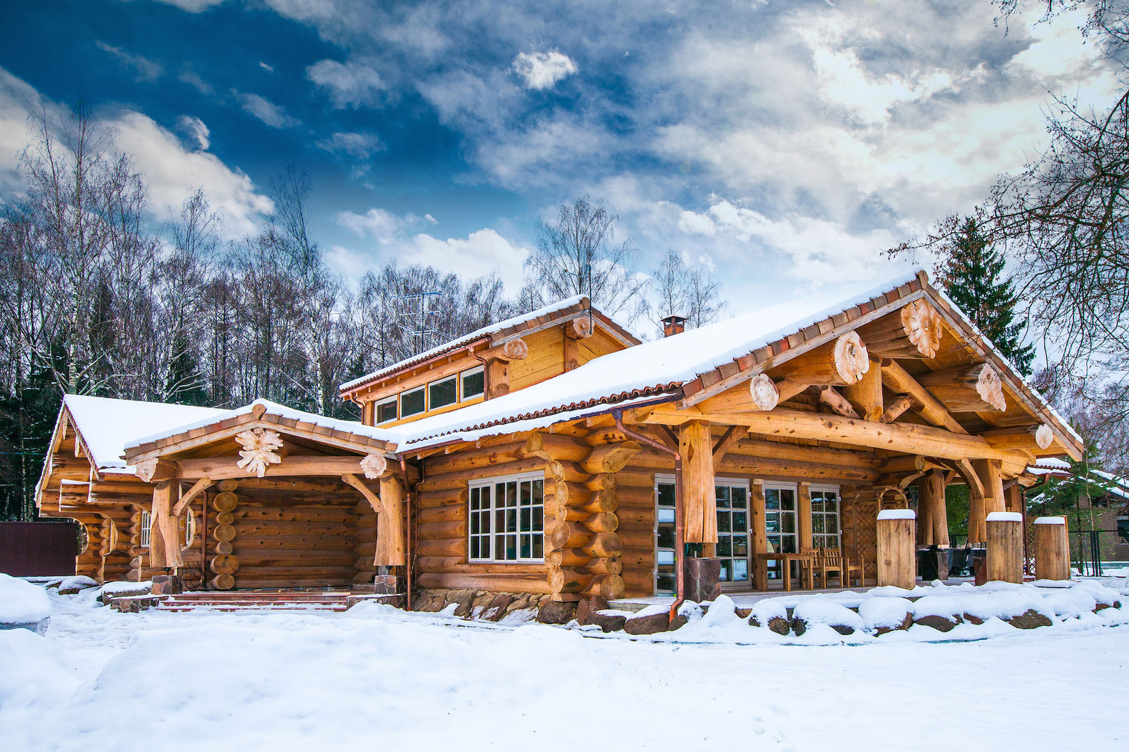 Дом в Пушкино, Смарт Вуд Смарт Вуд Rustic style houses