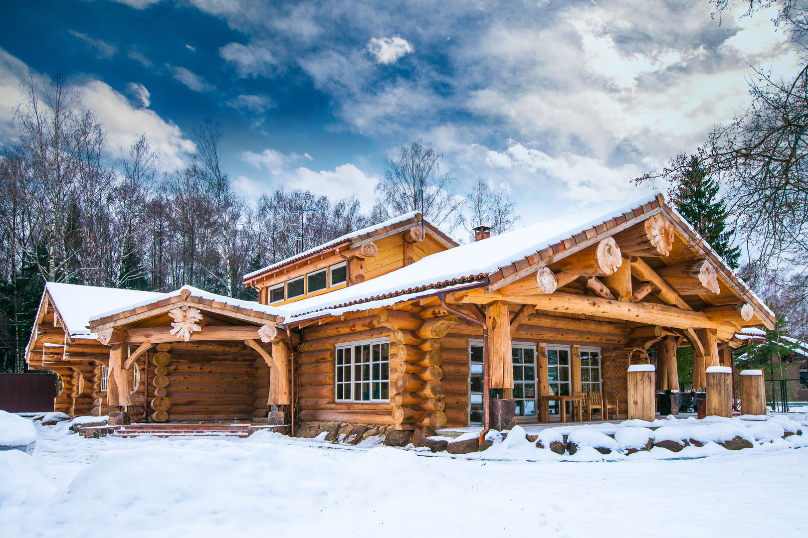 Дом в Пушкино, Смарт Вуд Смарт Вуд Rustic style houses