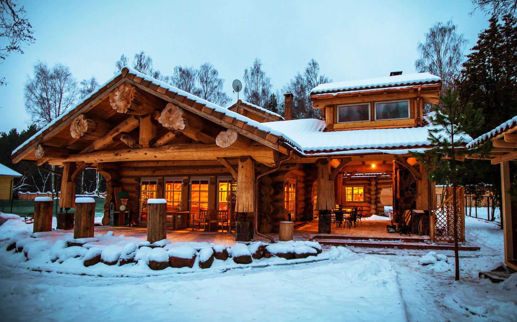 Дом в Пушкино, Смарт Вуд Смарт Вуд Rustic style houses