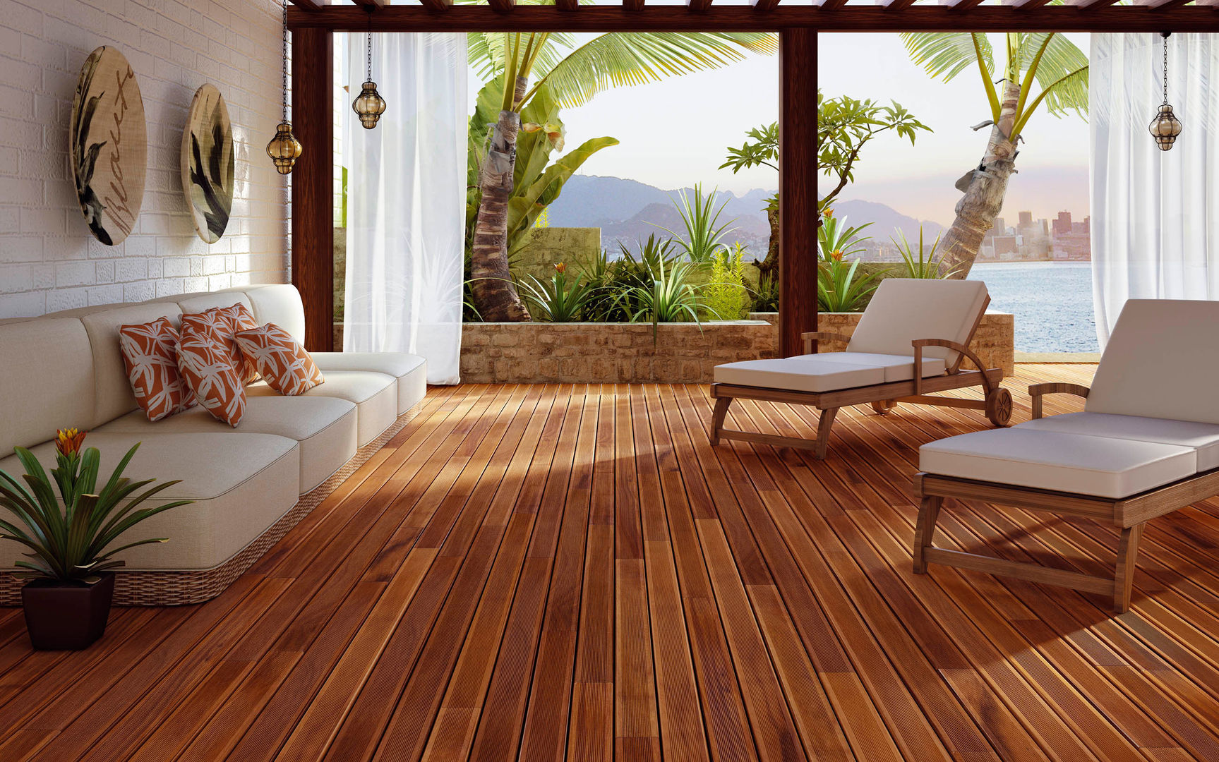 Parquet de madera, Timberplan Timberplan Tropical style walls & floors