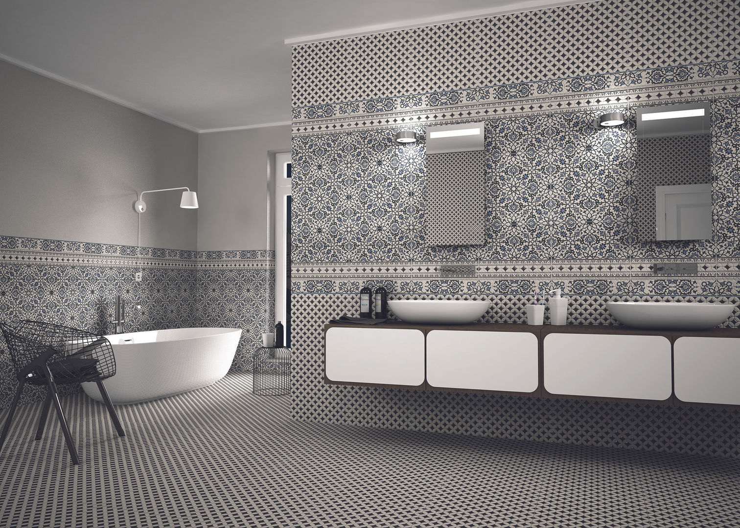 Karaja, The Baked Tile Company The Baked Tile Company Moderne Badezimmer