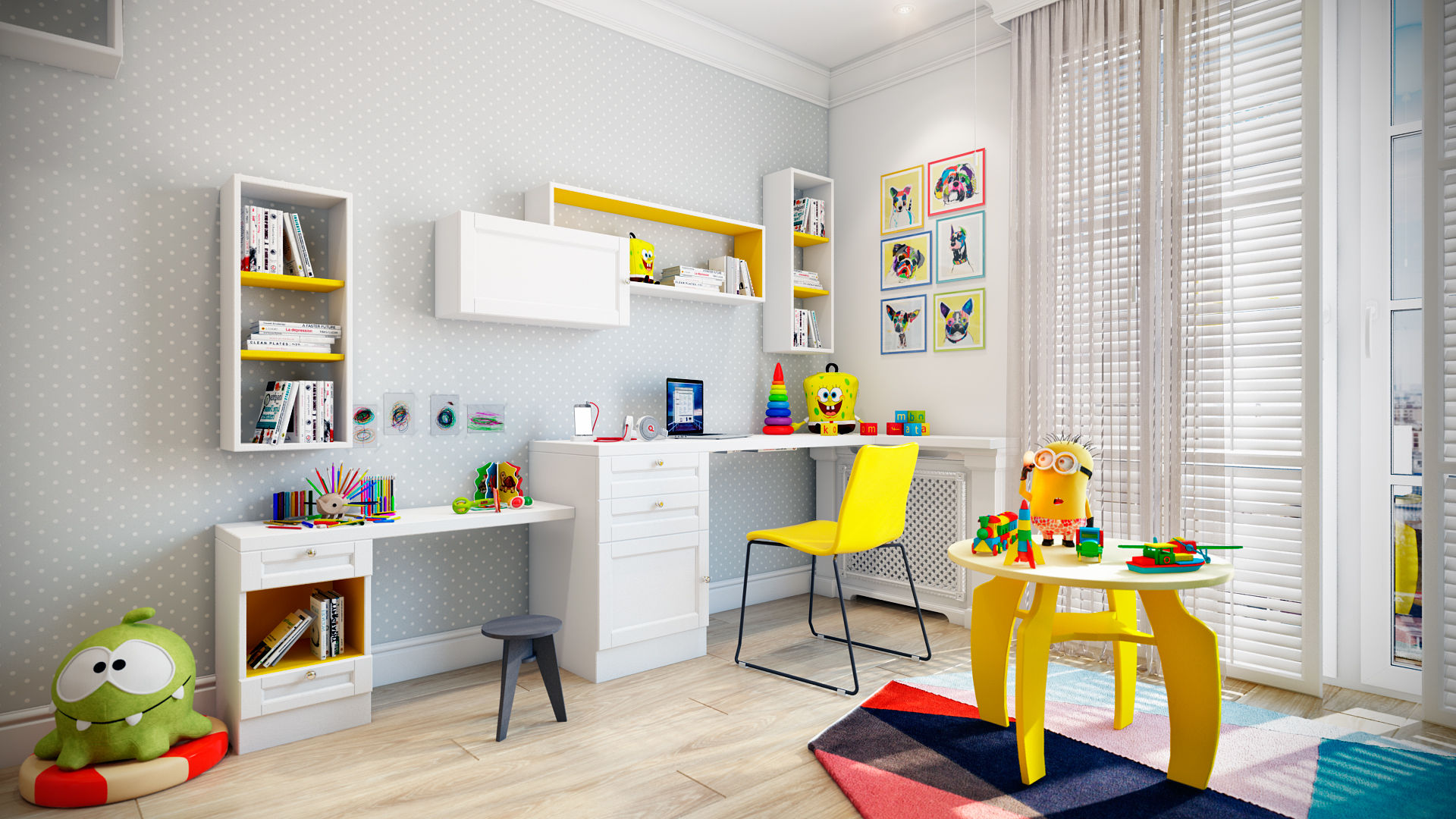 Скандинавская эклектика, CO:interior CO:interior Chambre d'enfant scandinave