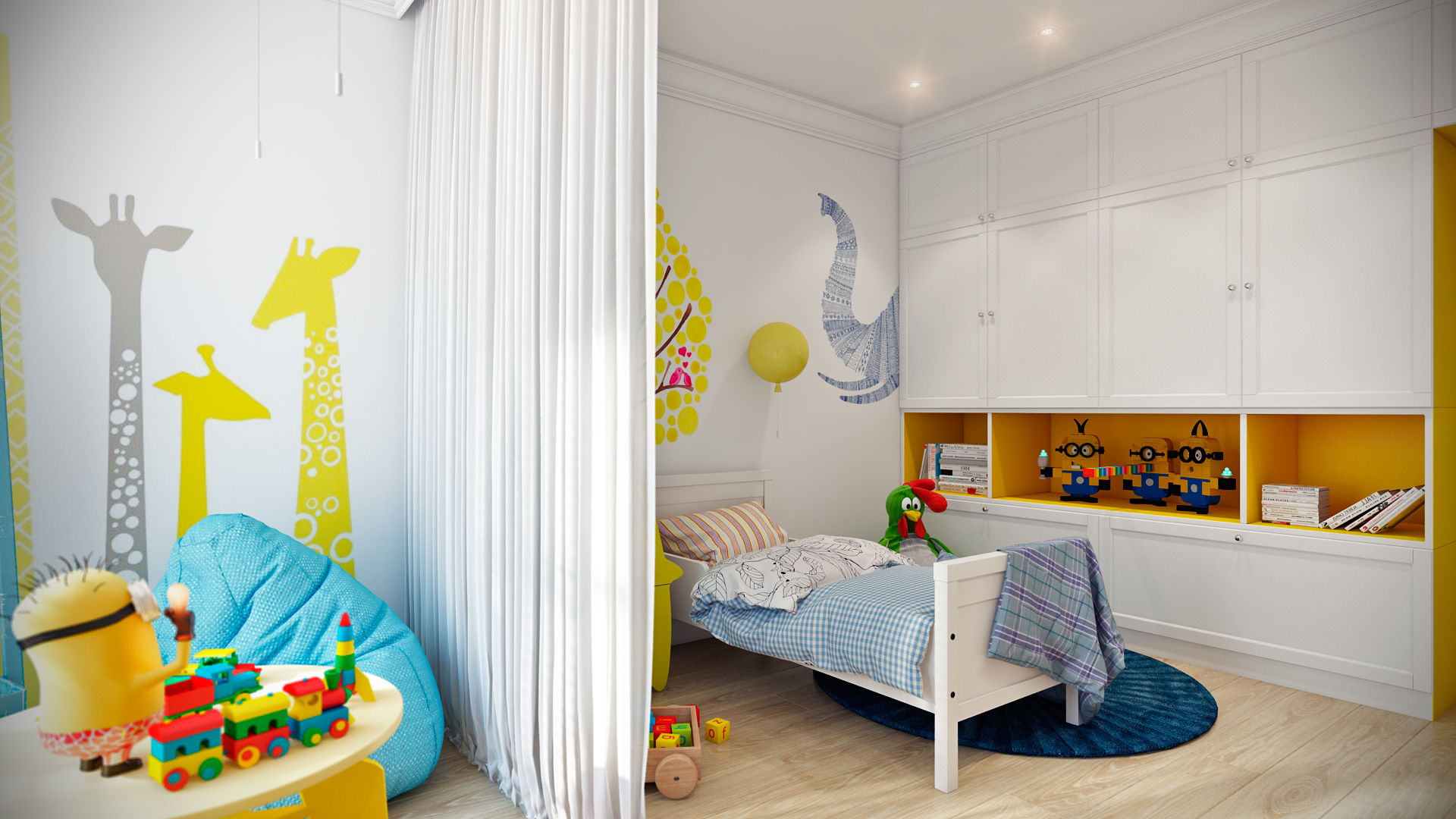 Скандинавская эклектика, CO:interior CO:interior Quarto infantil escandinavo