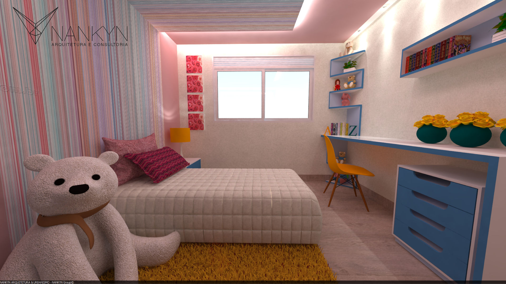 SQ1, Nankyn Arquitetura & Consultoria Nankyn Arquitetura & Consultoria Nursery/kid’s room