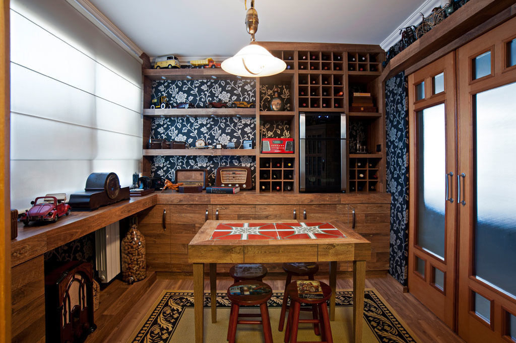 SALA DE HOBBY, Adriane Cesa Arquitetura Adriane Cesa Arquitetura Wine cellar