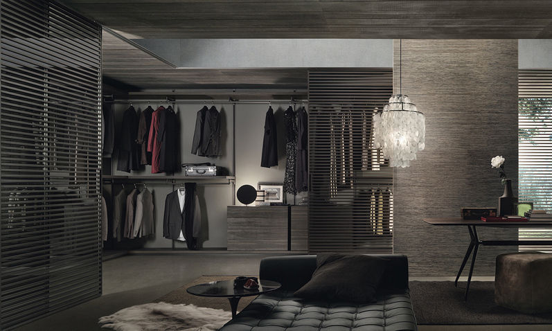 Dress Bold Walk In Wardrobe by Rimadesio Campbell Watson Modern dressing room Wardrobes & drawers