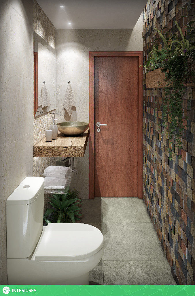 Casa 1001, studio vtx studio vtx Tropical style bathrooms