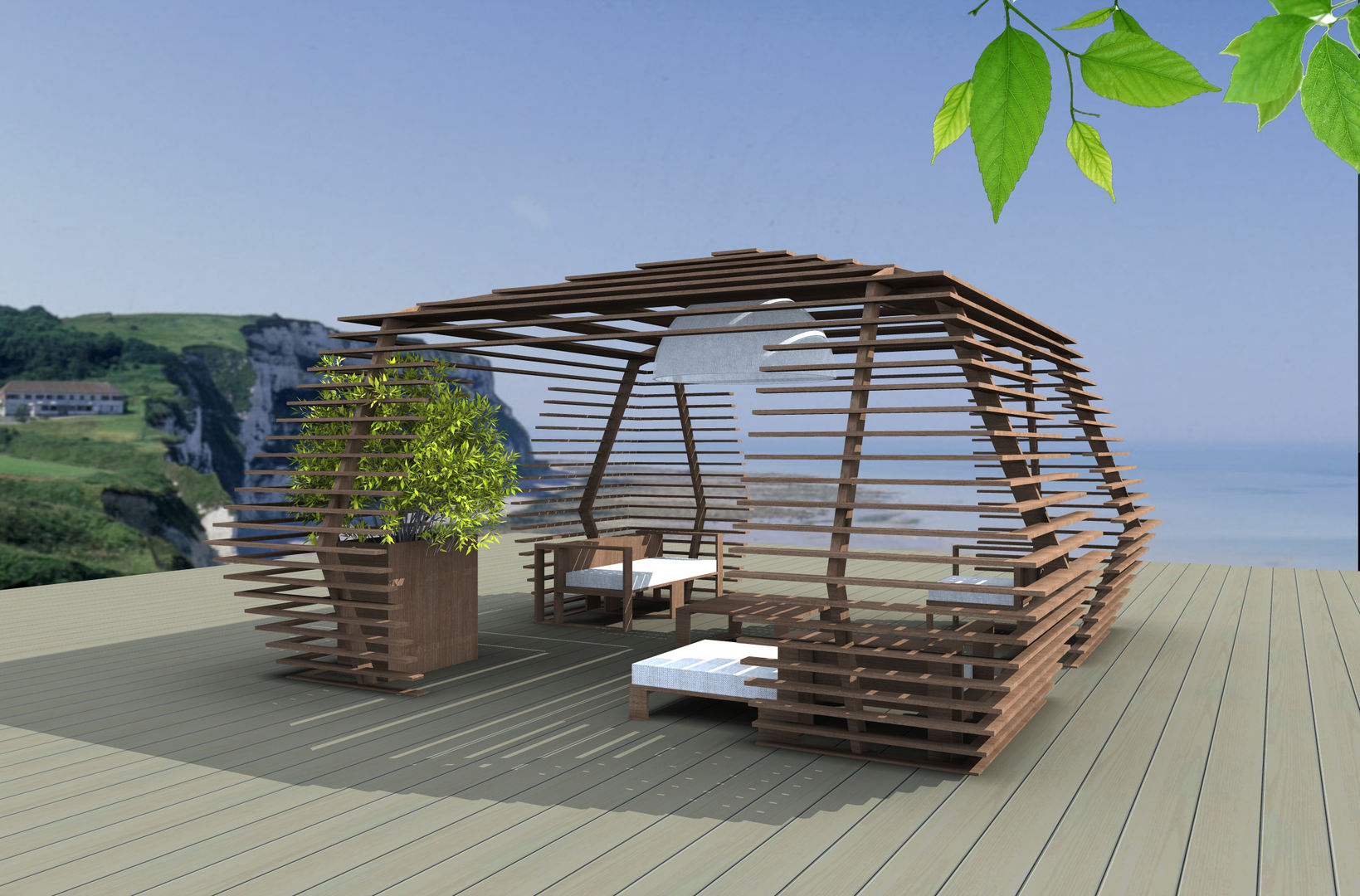 Gazebo, alessandro mognato architetto alessandro mognato architetto Modern garden Greenhouses & pavilions