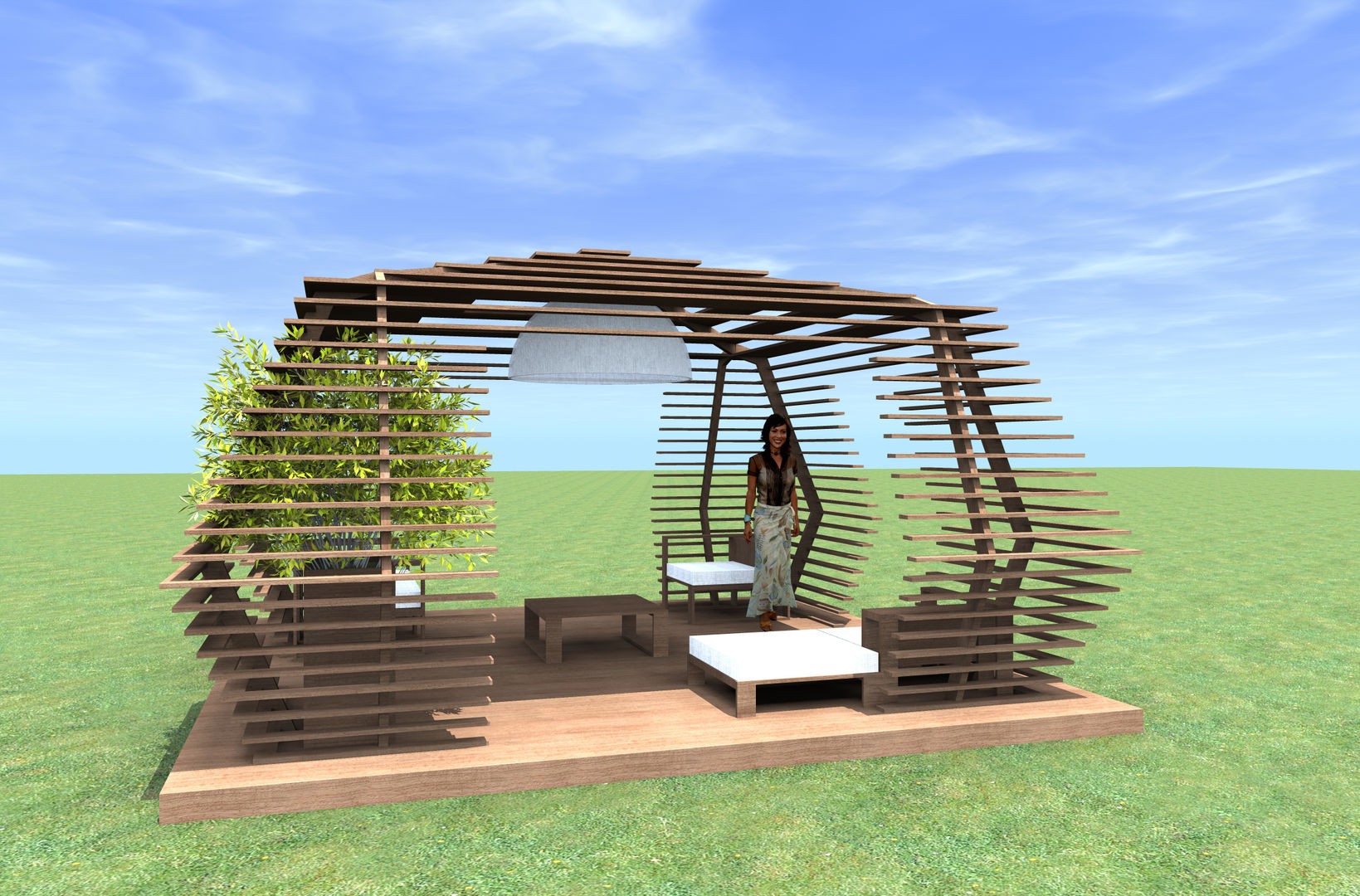 Gazebo, alessandro mognato architetto alessandro mognato architetto モダンな庭 温室