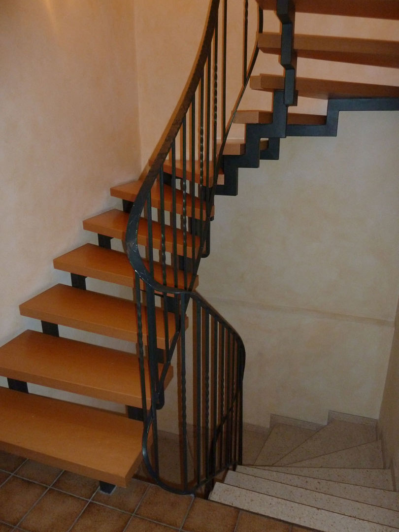 Bad + Treppenhaus, Design Manufaktur GmbH Design Manufaktur GmbH Rustic style corridor, hallway & stairs