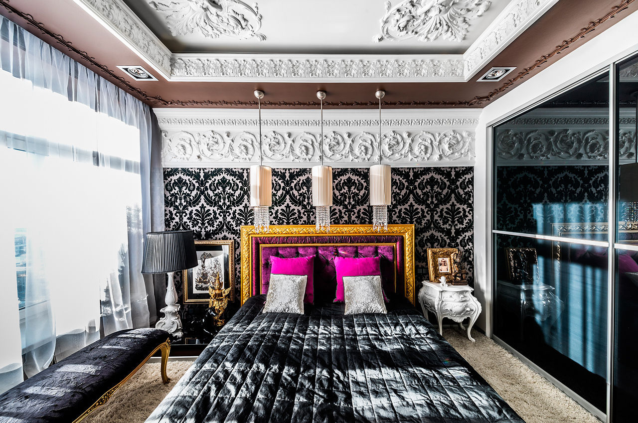 Интерьер квартиры в стиле Фьюжн, Belimov-Gushchin Andrey Belimov-Gushchin Andrey Classic style bedroom