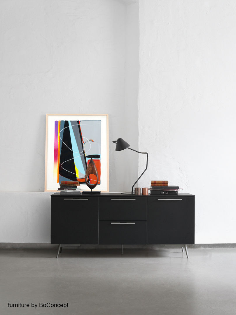 Sideboard meets Artwork, Pablo & Paul Pablo & Paul Studio moderno