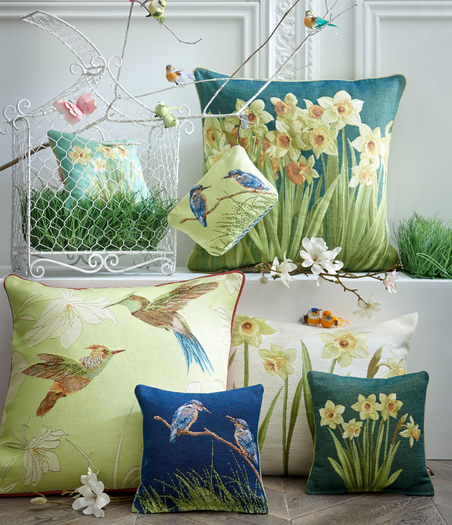 Cushions - A spring air Tissage Art de Lys 클래식스타일 거실 액세서리 & 장식