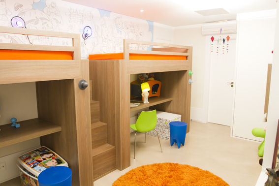 Apartamento em Perdizes, Lovisaro Arquitetura e Design Lovisaro Arquitetura e Design Chambre d'enfant moderne