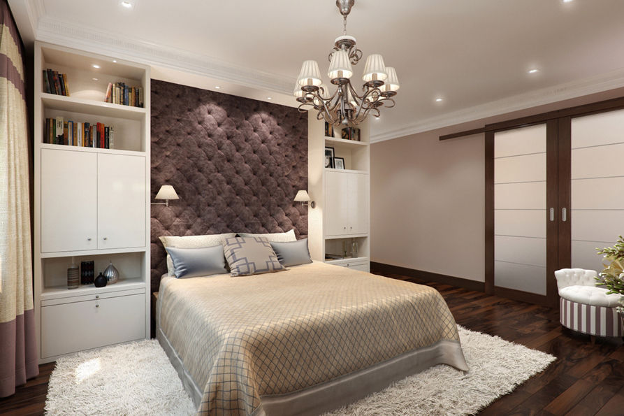 Спальня в брусничных тонах, K-Group K-Group Classic style bedroom