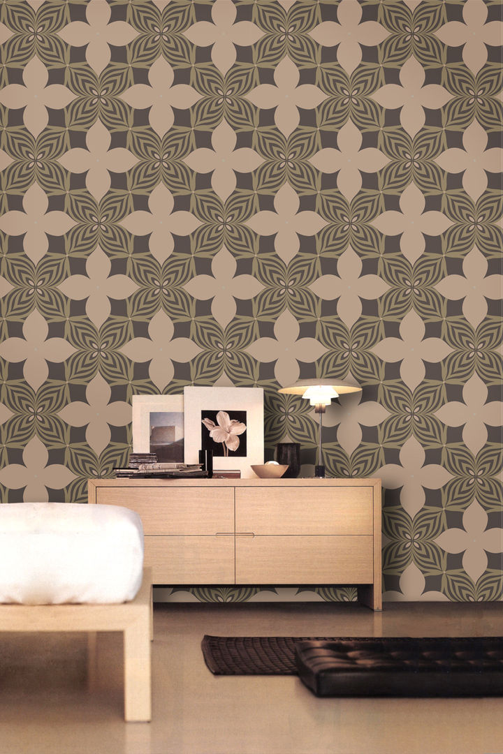 Mural wallpaper 뮤럴벽지, U2 U2 Pareti & Pavimenti in stile classico Carta da parati