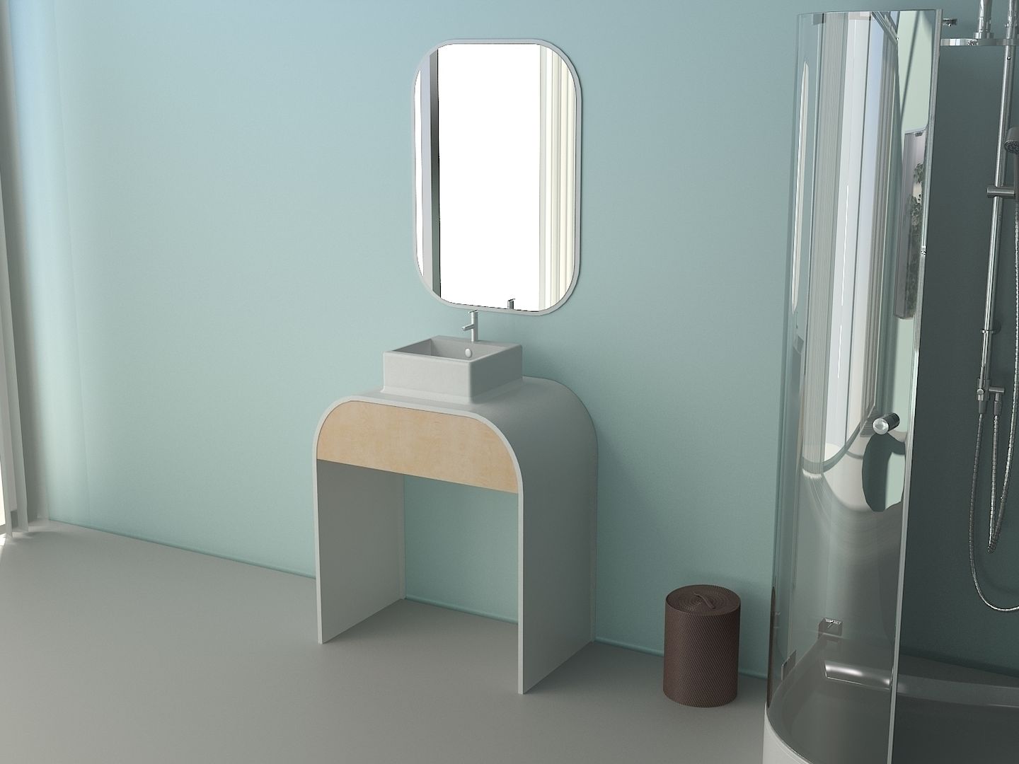 Melt Concept, Tirdad Kiamanesh Tirdad Kiamanesh Minimalist style bathroom Medicine cabinets