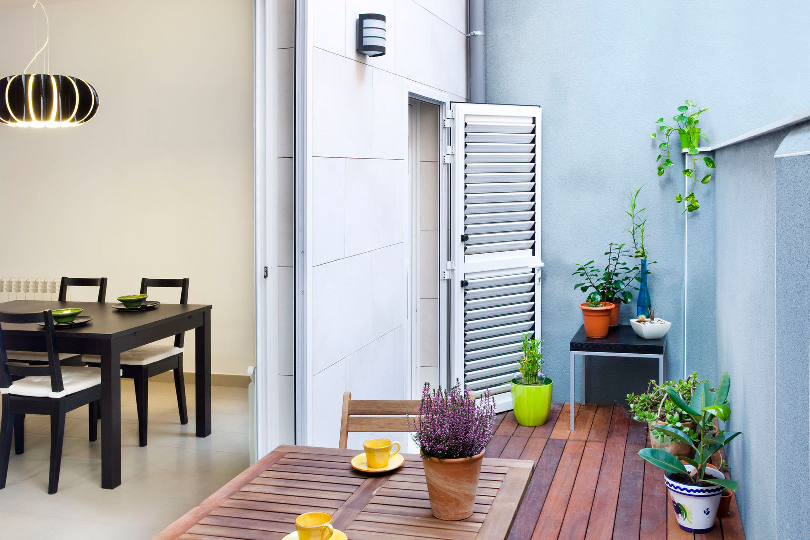rehabilitación casa en Barcelona, GPA Gestión de Proyectos Arquitectónicos ]gpa[® GPA Gestión de Proyectos Arquitectónicos ]gpa[® Mediterranean style balcony, veranda & terrace