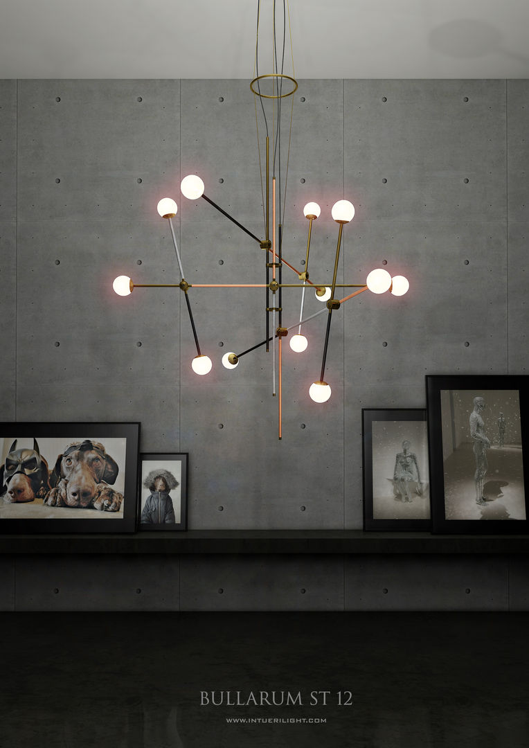 Chandelier ST-12 metal edition, Intuerilight Intuerilight Kamar Tidur Modern Lighting