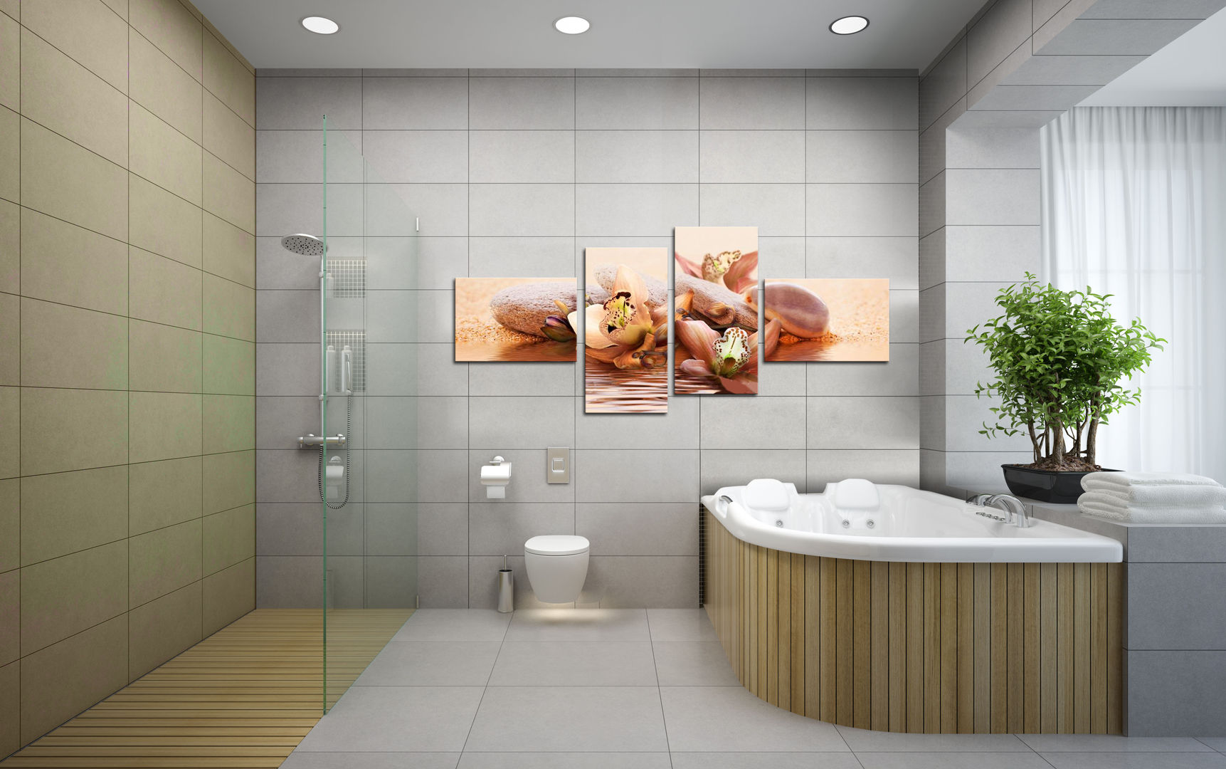 Quadri per il bagno, BIMAGO.it BIMAGO.it Modern style bathrooms Decoration