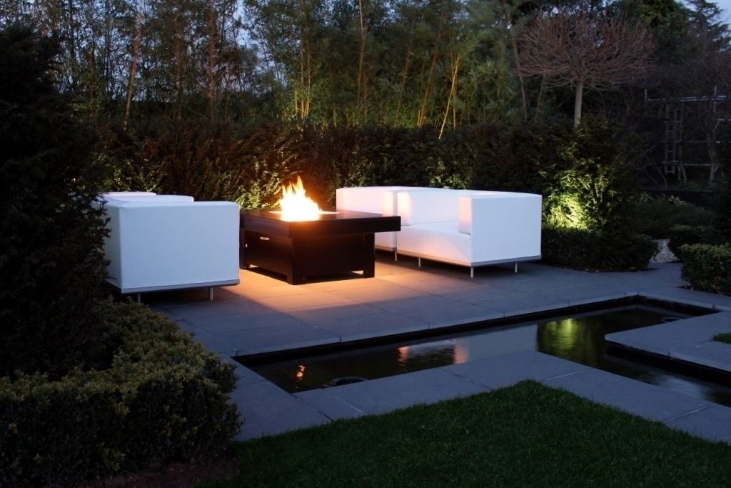 Bahama Gas Fire Table - Doncaster Rivelin Сад в стиле модерн Грильницы