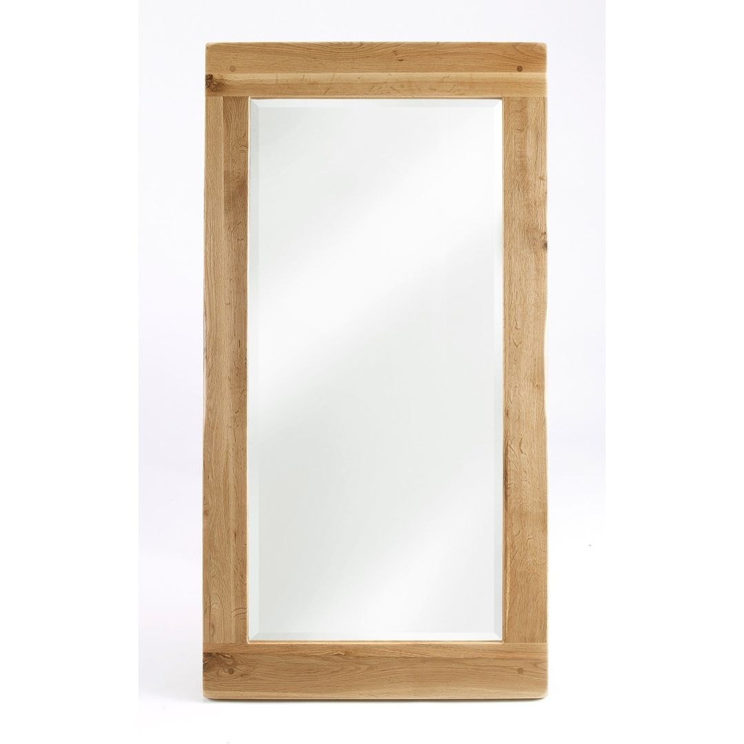 Bonsoni Wallsend Reclaimed Oak Wall Mirror - Hand Built Furniture Using High-Grade Oak homify Classic style bathroom Mirrors