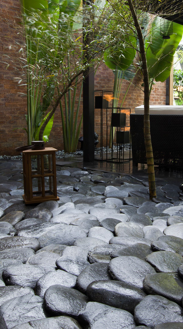 Pedra Hitam, Palimanan Revestimentos Naturais Palimanan Revestimentos Naturais Commercial spaces Offices & stores