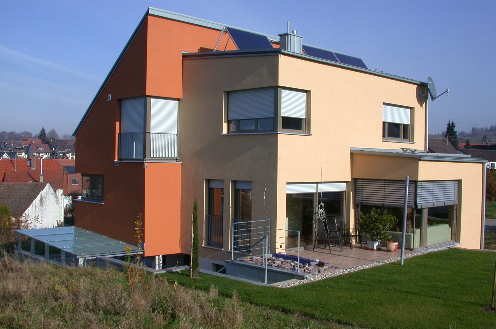 Neubau Einfamilienhaus /Doppelhaushälfte in Offenburg, Freier Architekt Herbert FRANZ Freier Architekt Herbert FRANZ 모던스타일 주택