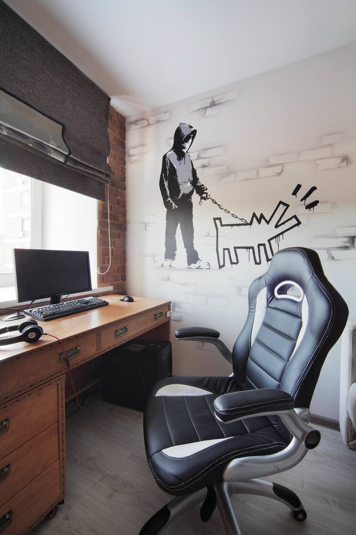 Комната сына Студия дизайна интерьера 'Градиз' Детская комната в стиле модерн