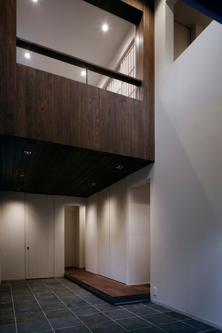 音が紡ぐ家, 松岡淳建築設計事務所 松岡淳建築設計事務所 Modern style media rooms