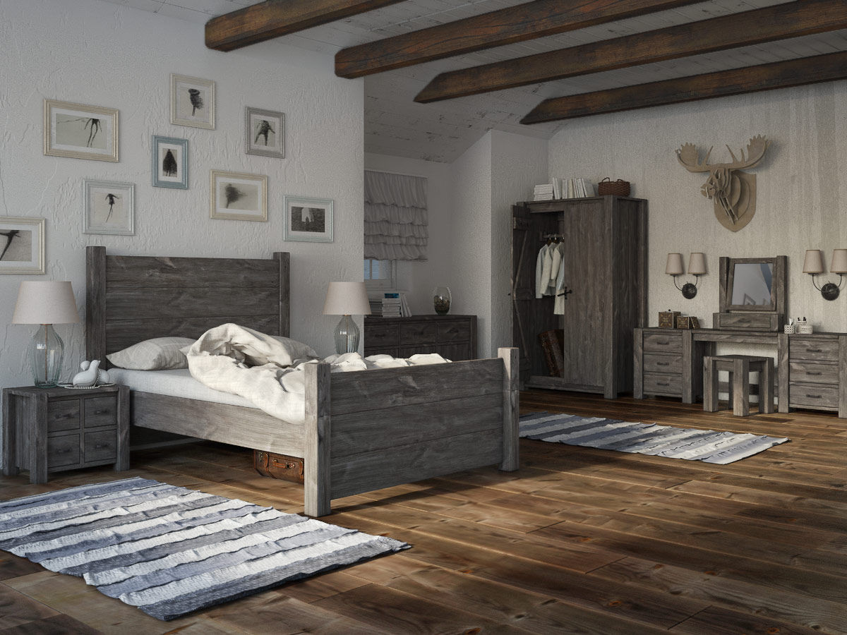 Wnętrze w stylu Country!, Seart Seart Rustic style bedroom