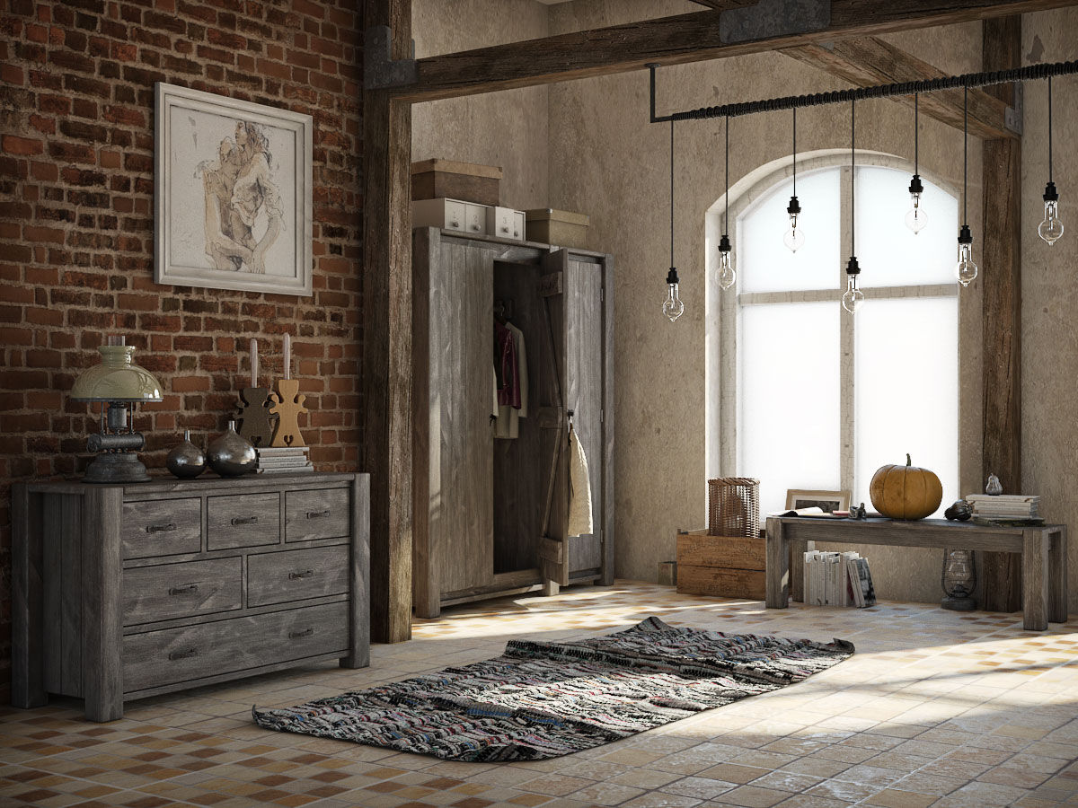 Wnętrze w stylu Country!, Seart Seart Rustic style living room