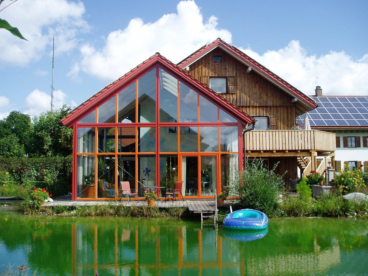 Altbausanierung eines ehemaligen Bauernhofes, Zimmerei & Holzbau Wolfgang KIechle Zimmerei & Holzbau Wolfgang KIechle Country style conservatory