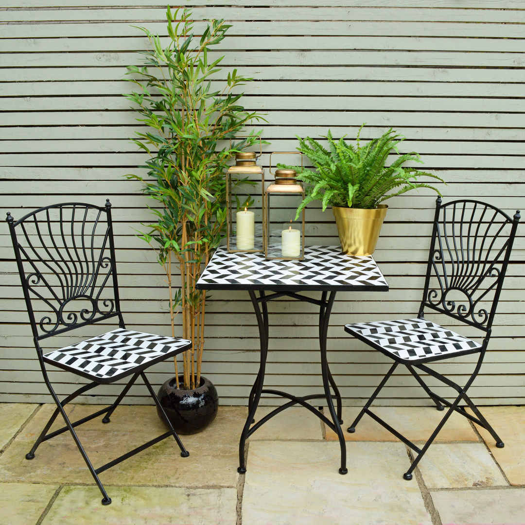 Mosaic Bistro Set homify Jardines de estilo moderno Mobiliario