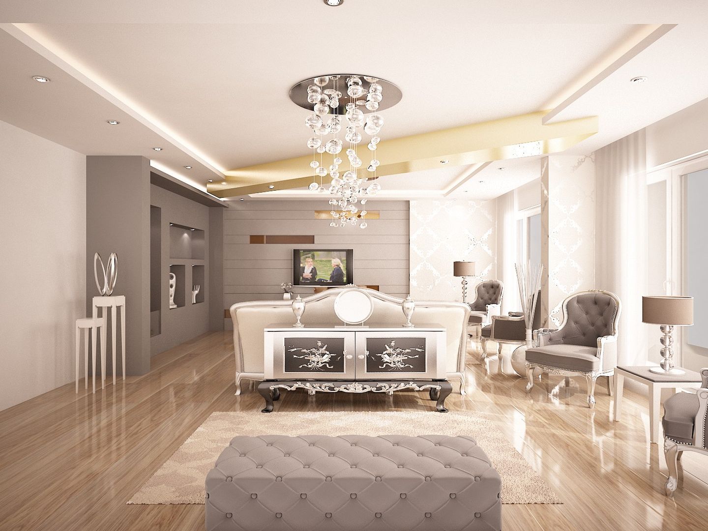 Sinem ARISOY KEÇECİ, Sinar İç mimarlık Sinar İç mimarlık Classic style living room