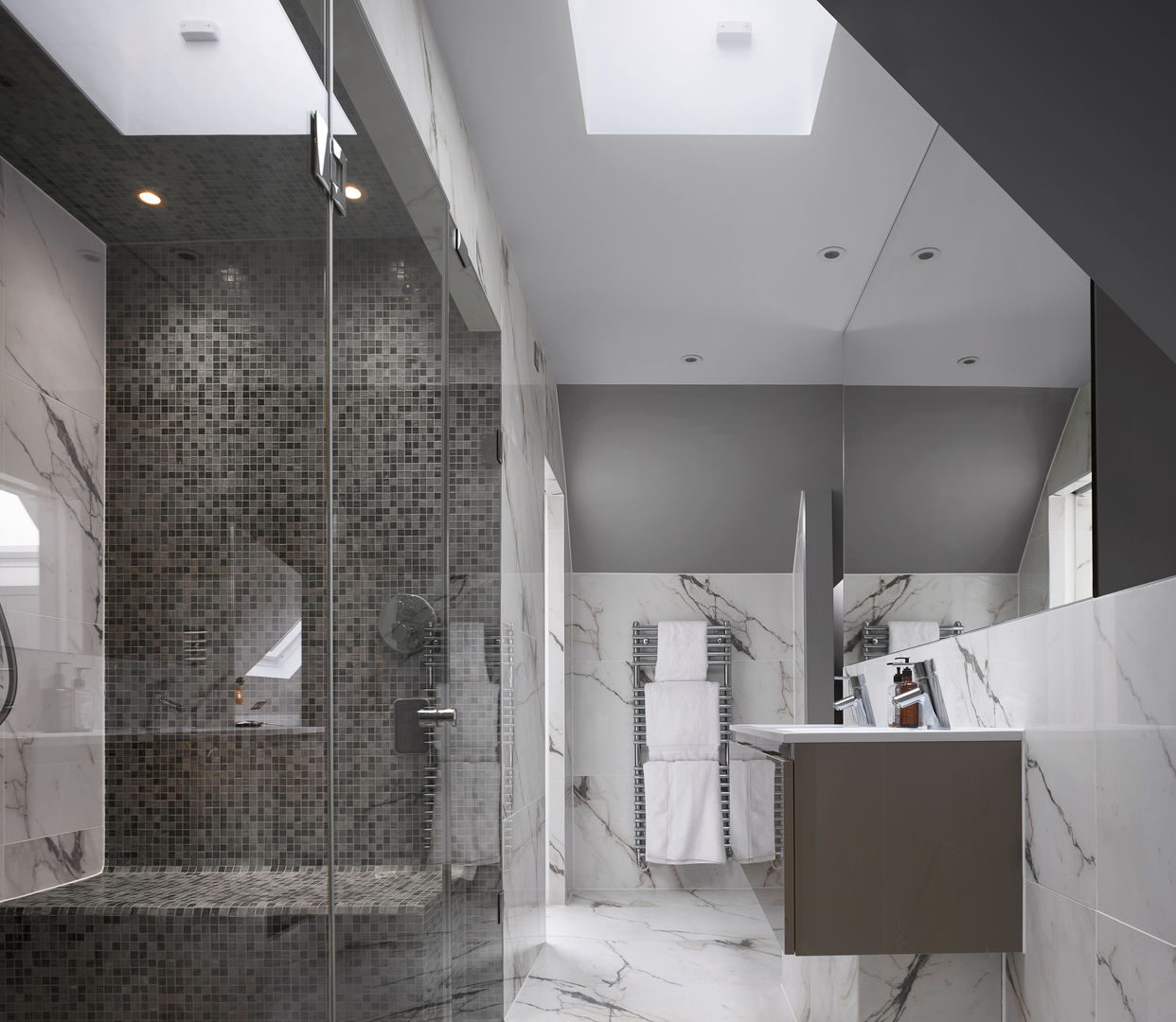 Creighton Avenue, Andrew Mulroy Architects Andrew Mulroy Architects Modern Banyo