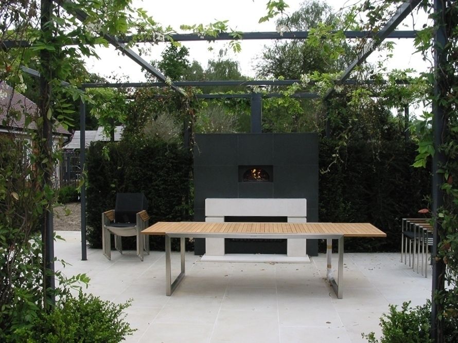 wood-fired oven & fireplace wood-fired oven Jardines de estilo moderno