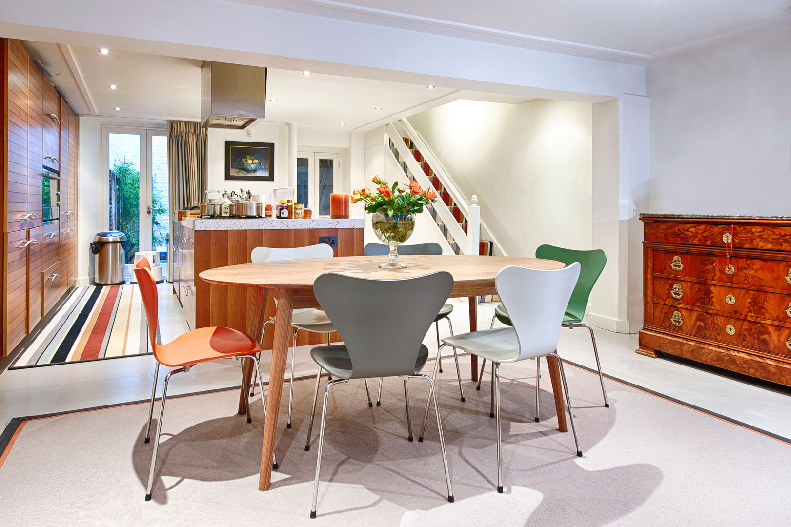 Beautiful colours for everyday living in style Warp & Weft (uk) Ltd Modern dining room