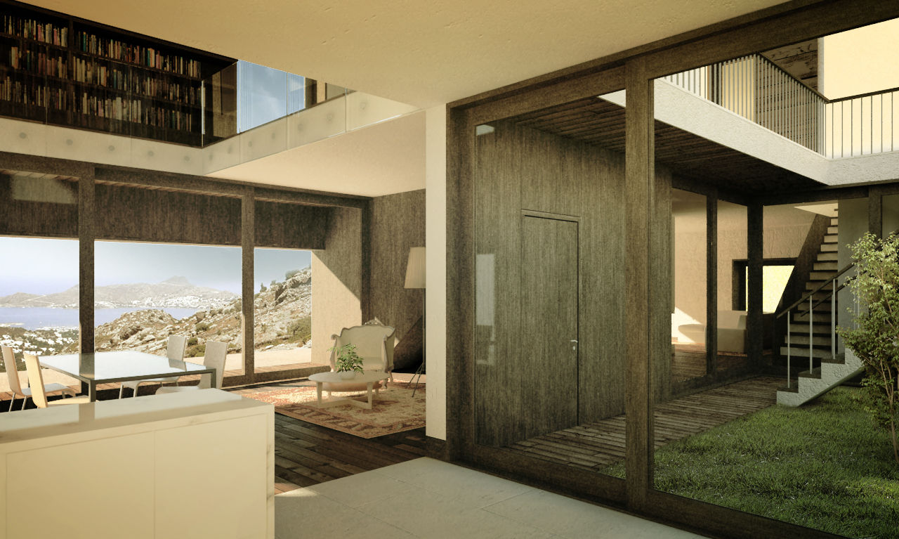 JLC House , ADAPT Arquitectos ADAPT Arquitectos غرفة المعيشة