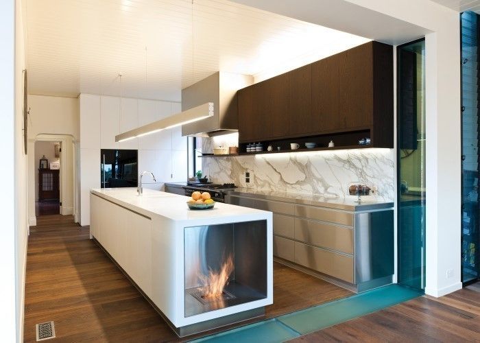 EcoSmart Fire kominki ekologiczne z Australii, ilumia.pl ilumia.pl Modern kitchen