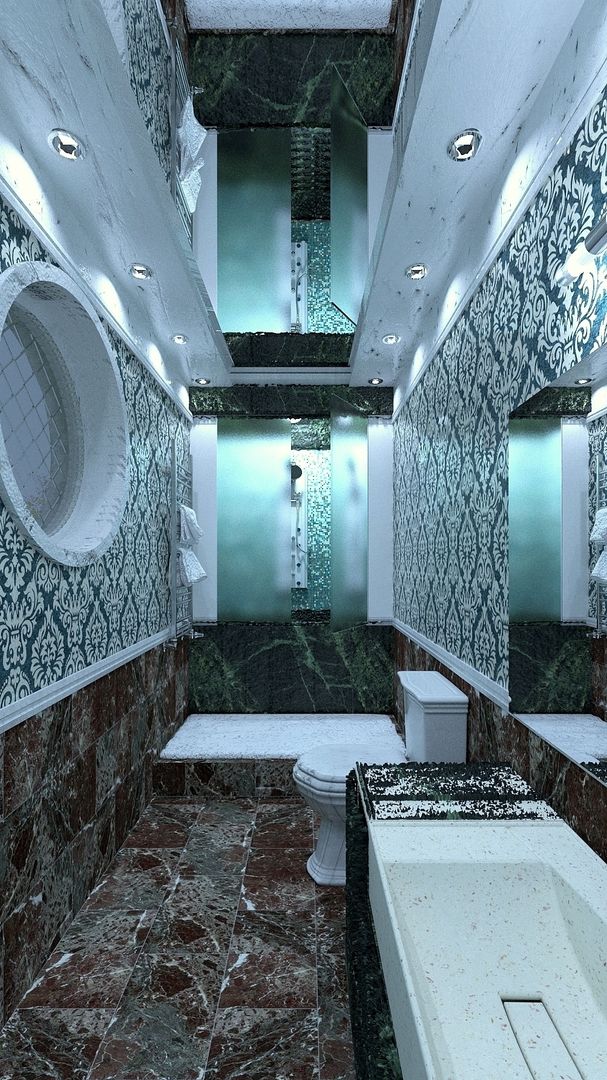 Спальня молодожёнов , Nada-Design Студия дизайна. Nada-Design Студия дизайна. Modern style bathrooms