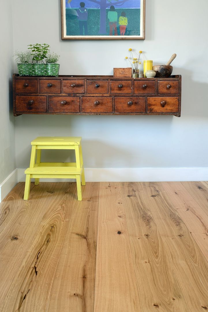 Oak Distressed Pre-lacquered Sand The Natural Wood Floor Company Walls Wall & floor coverings